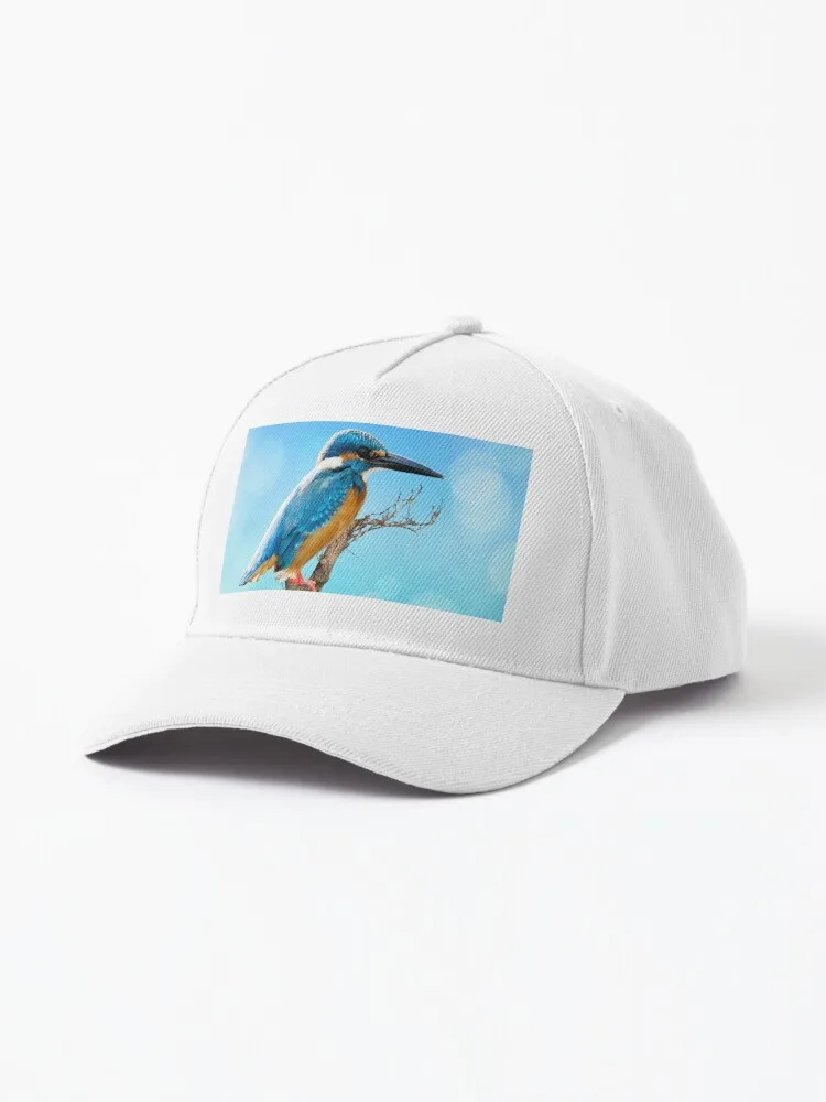 

The Kingfisher Patiently Waits Cap For Unisex Adult Outdoor Casual Sun Baseball Caps New Fashion Hat