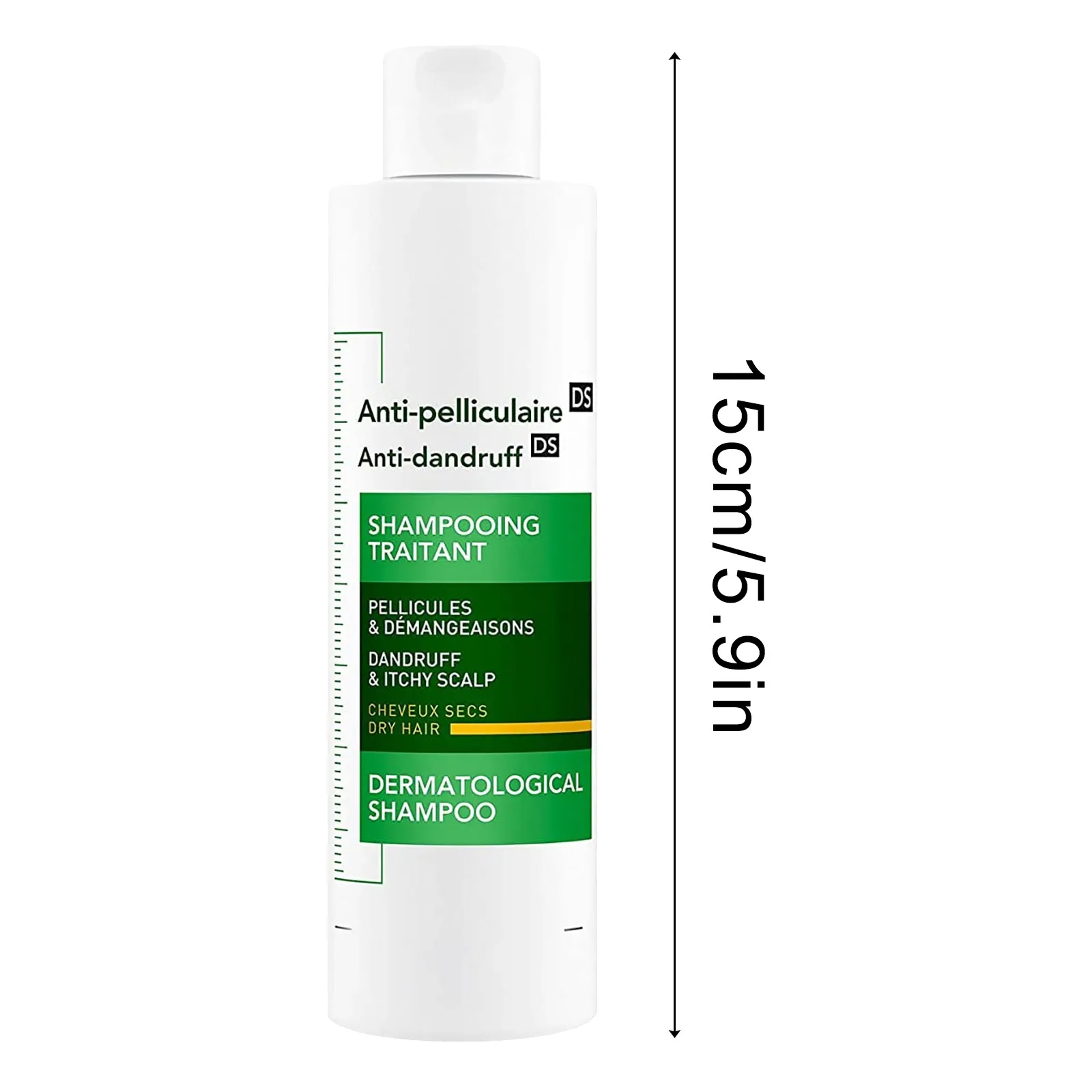 Green Label Shampoo Sulfurized Shampoo Anti-Dandruff Improves Itchy Scalp Oil Control Soothing Dandruff Shampoo 200ml