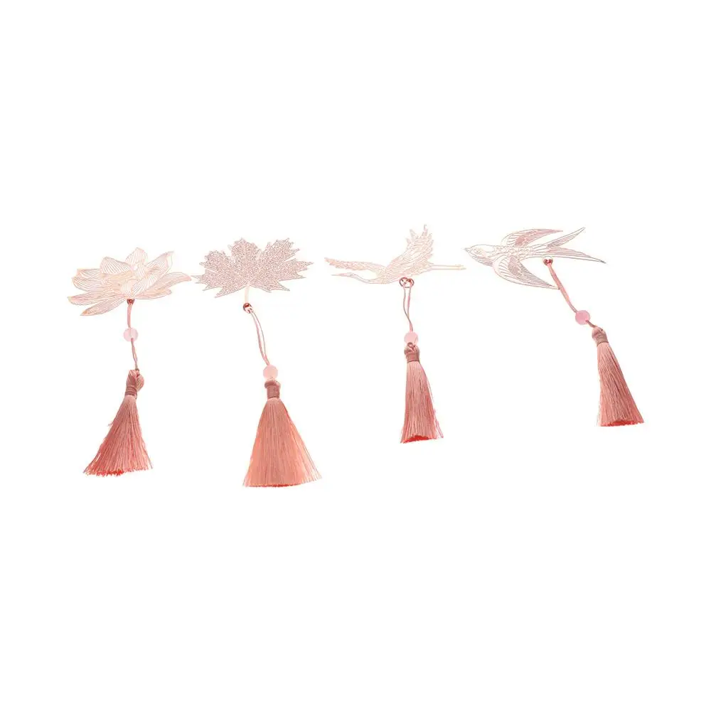 Reading Marker Apricot Leaf Book Lovers Book Paginator Hollowed Leaf Flower Bookmark Metal Reading Bookmark Book Page Marker
