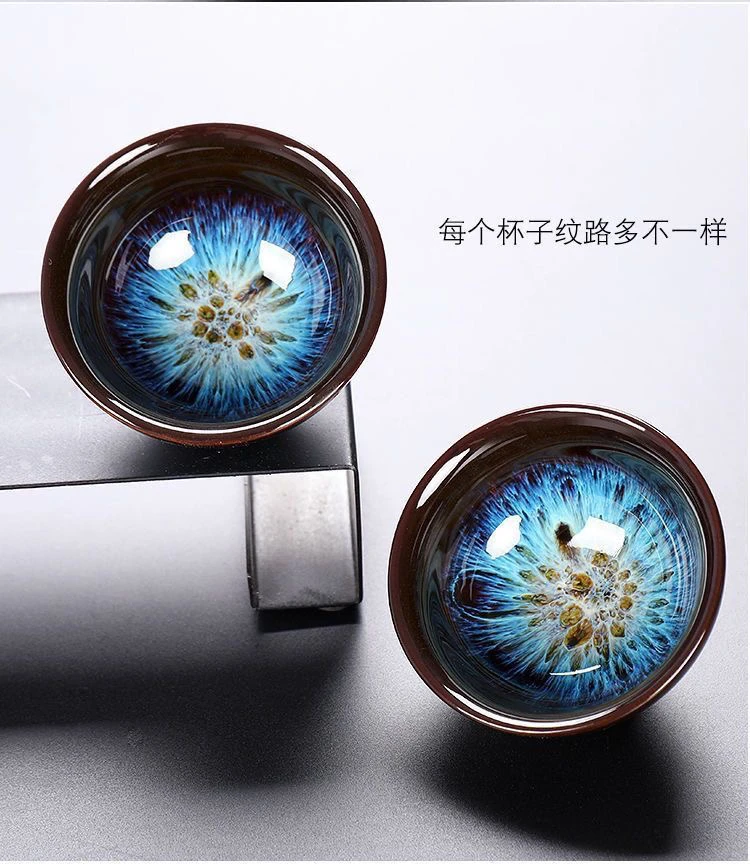 Jianzhan Kiln Change Hat Cup Kung Fu Teetasse Teeset Keramik Meistertasse Teeschale Große Teetasse Trinkteetasse – Detail 2