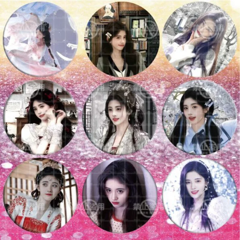 Série d'accessoires liés aux personnages Ji Jingyi, broche de 58 mm, ensemble complet de neuf pièces