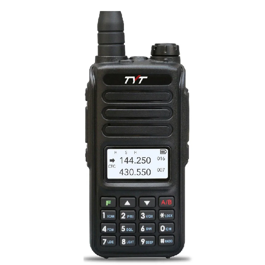 

TYT TH-UV98 10-Watt 3200mAh Dual Band Walkie Talkie 136-174MHz/400-480MHz Two Way Radio 200Channes Scrambler FM Radio Long Rang