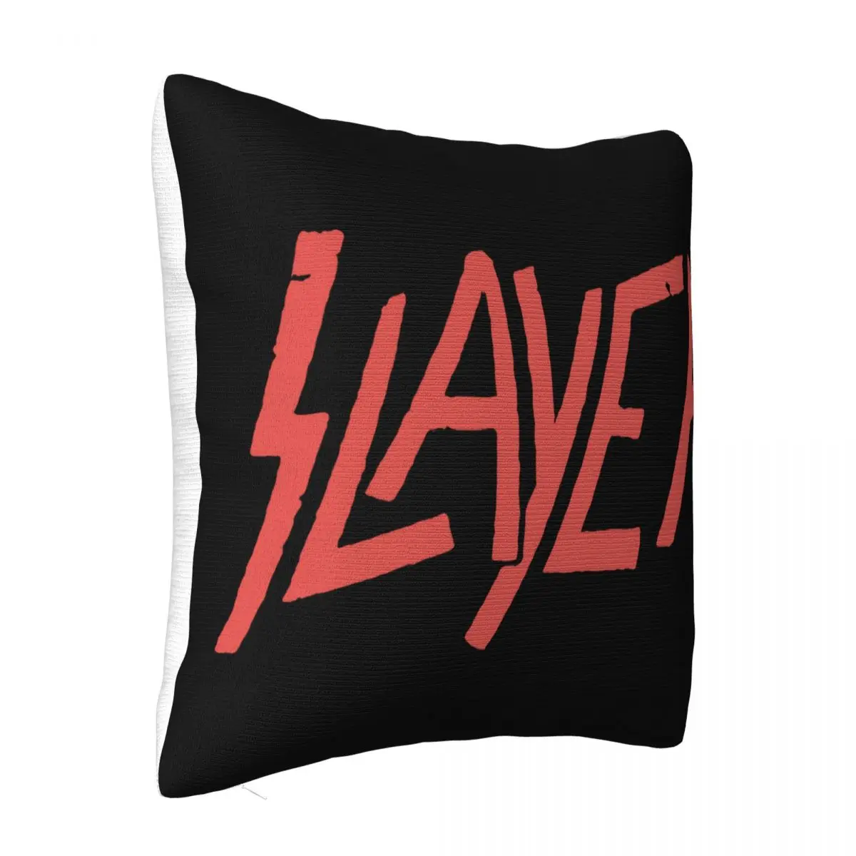 Slayer Logo Distressed Vintage Gray T Swea New Authentic Women Men Natural Rap Pillow Case