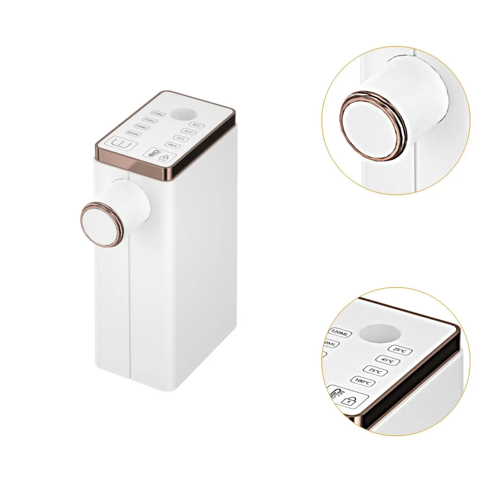 Мгновенный диспенсер для горячей воды, настольный диспенсер для воды для офиса, кухни, дома