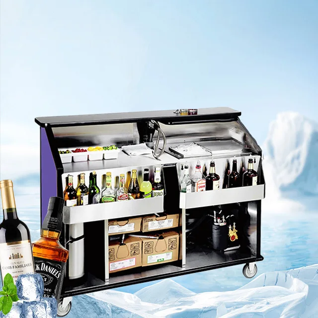 

Заводской индивидуальный дизайн, современная коммерческая стойка для пузырькового чая, однотемпературная морозильная камера из нержавеющей стали, холодильник 120-200 л