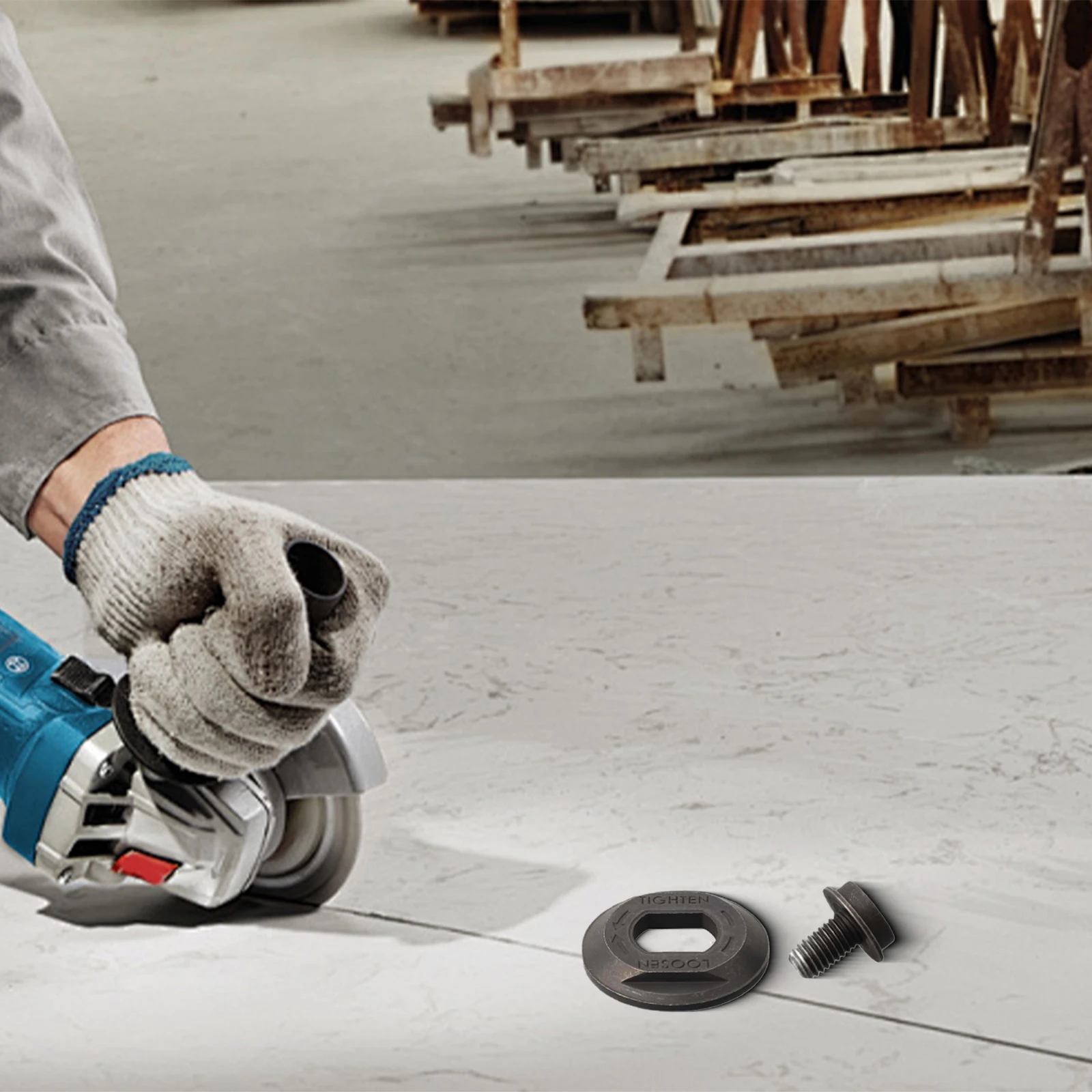 

Зажим для наружного фланцевого лезвия циркулярной пилы Зажим для внешнего фланцевого лезвия Зажим для фланцевого лезвия циркулярной пилы Высококачественная легированная сталь