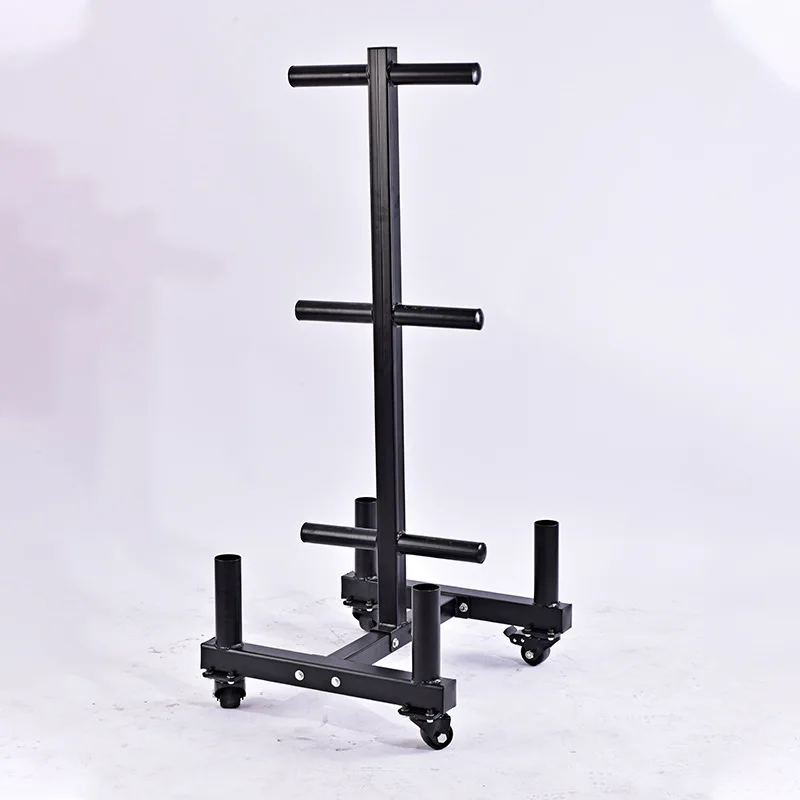 Removable Vertical Barbell Plate Rack Self-Locking Large Hole Storage Equipment
