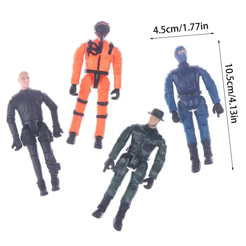 1/3/5 SZT. Figurka Kierowcy Garażu do Aut RC MN82 MN99S MN D90 D99S WPL C14 C24 JJRC Losowy Kolor