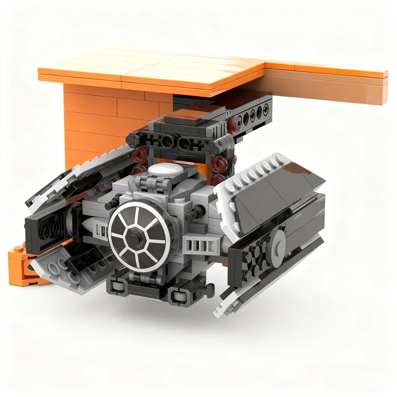 234pcs MOC Vaders Geavanceerde TIE Star Battle Model Bouwstenen Kerstcadeaus Speelgoed Architectuur DIY Creatief Idee Onderwijs