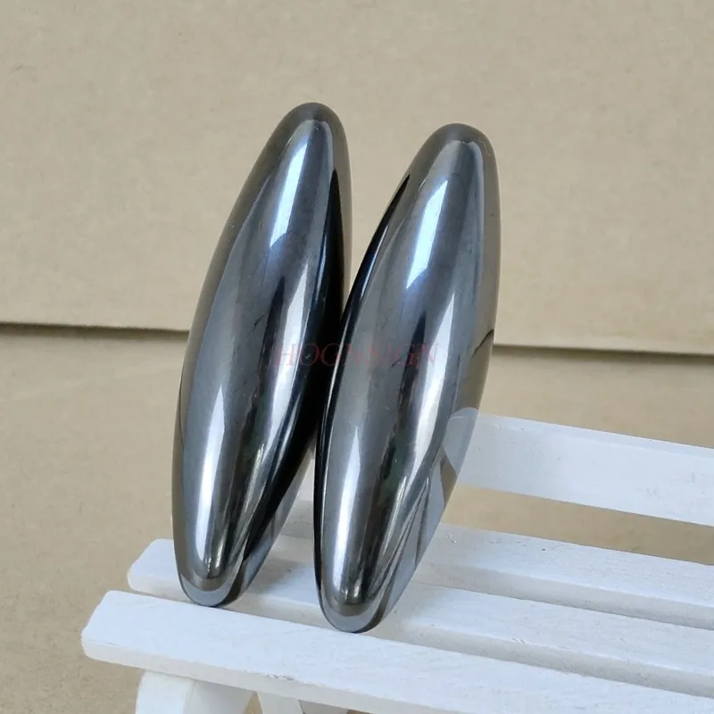 Mainan batu Magnet Oval, sepasang batu Magnet bel lucu