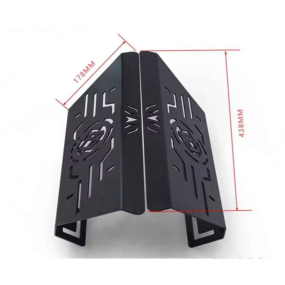 For QJMOTOR SRV400 SRV 400 modified parts exhaust scalding cover.
