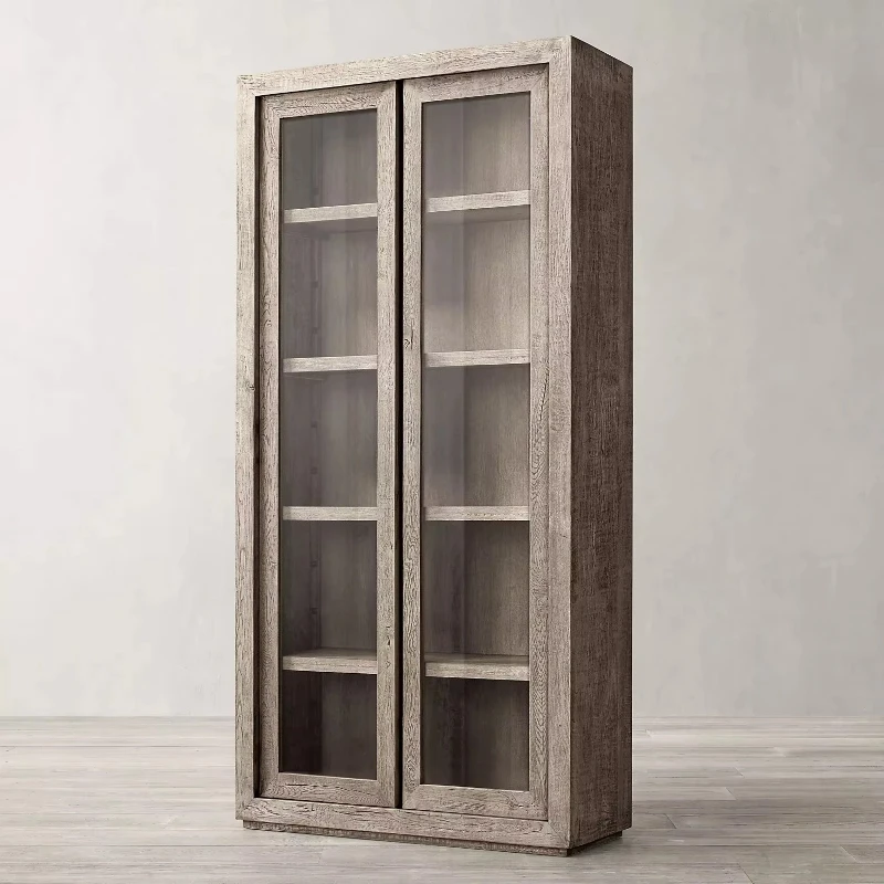 

Living Room Cabinets Kitchen 2 Endoscope Door Wardrobe Kitchen Antique Vintage Wood Storage