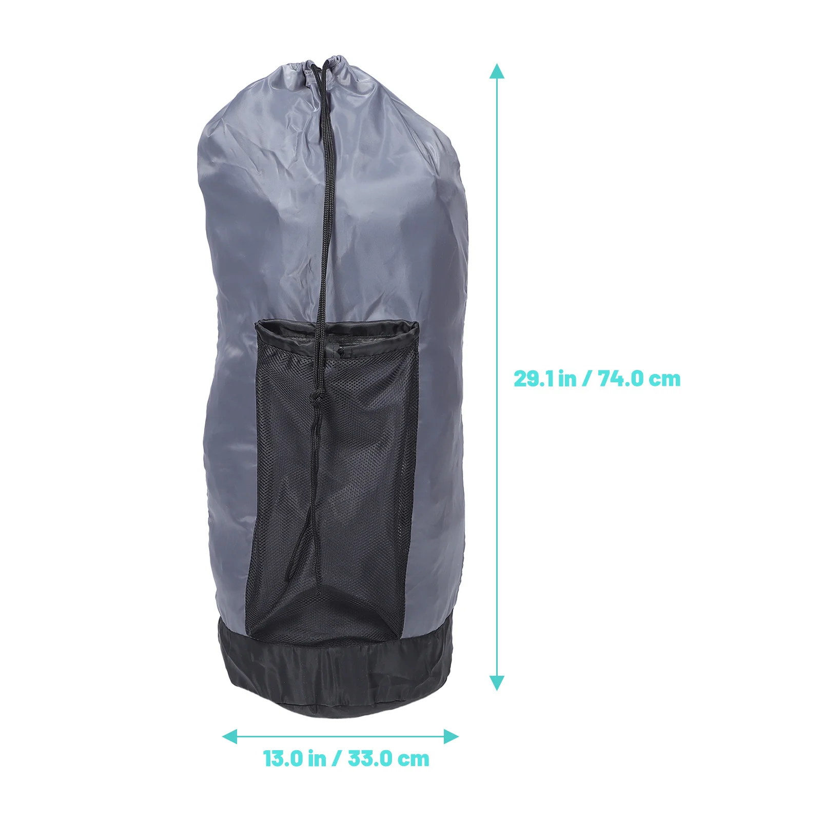 Bolsa de lavandería de doble hombro para ropa sucia, mochila de almacenamiento de nailon de gran capacidad para el hogar, organizador universitario de viaje