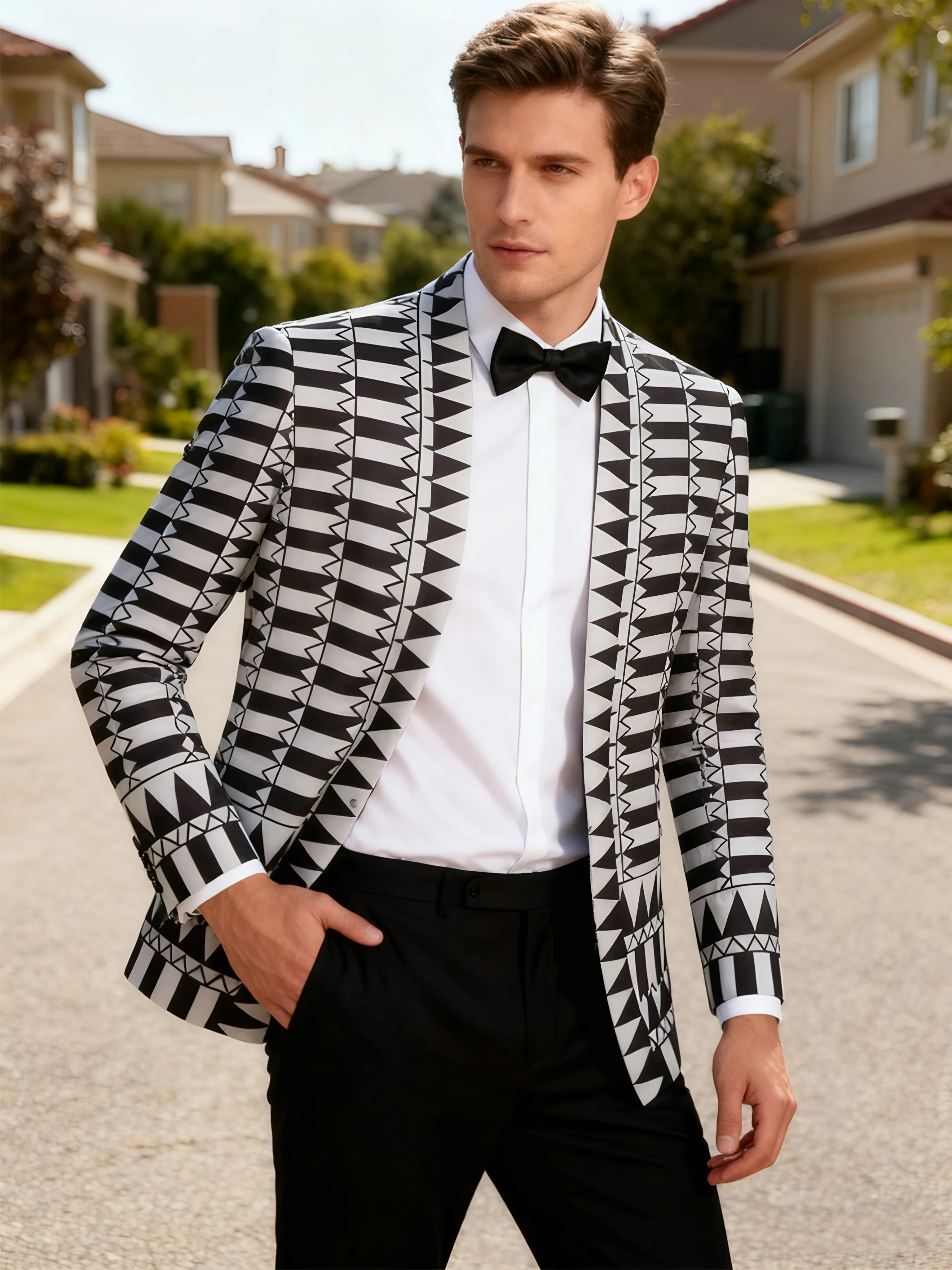 

Мужской цельный топ в полоску, куртка с открытой передней частью, повседневная деловая куртка, спортивная куртка, облегающая куртка больших размеров.