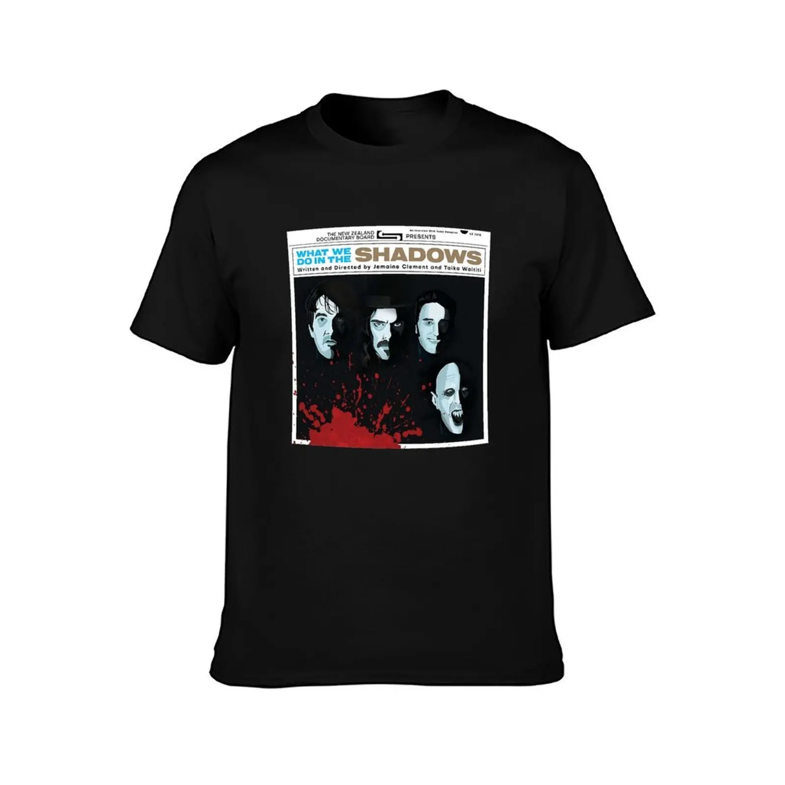 Vintage What We Do Shadows Movie Poster Cute Graphic Gifts T-Shirt Holiday Vacation Tee Shirt