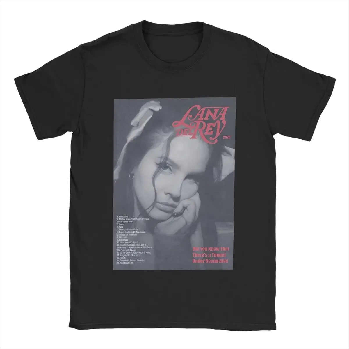

Lana Del Rey Men's T Shirts Amazing Tee Shirt Short Sleeve Round Neck T-Shirt 100% Cotton Gift Idea Tops