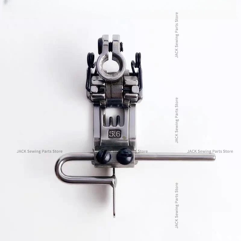 Adjustable Gauge Presser Foot Three Needle Five Thread Interlock Covering Stitch Machine with Knife Seam Allowance 5.6 Foot