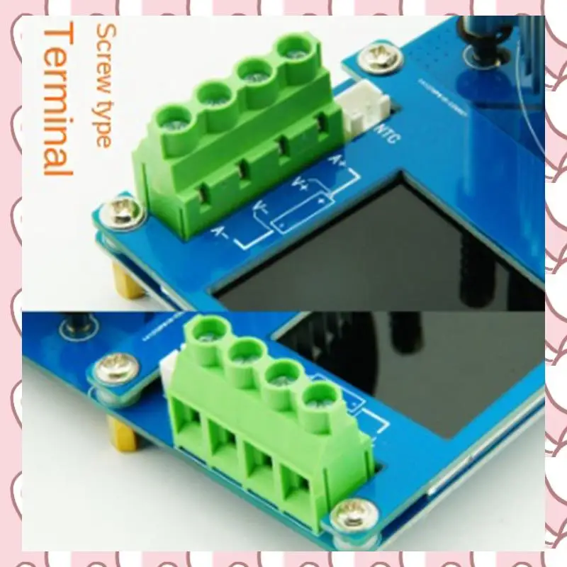 HHTL 1Set 4 Modes Battery Capacity Tester 2.4 Inch TFT Color Screen CNC Type Electronic Load Discharge Tester 20A