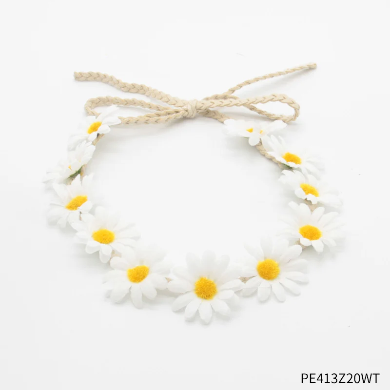 PESENAR Women's Hippie Clothing Set - Retro Glasses From The 1960s and 1970s, Peace Logo Necklace, Sunflower Crown Headband