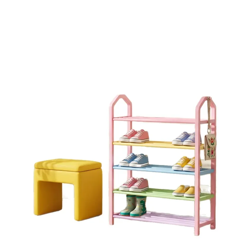 Compact Multi Tier Shoe Rack Space Saving Entryway Storage Shelf for Dorm Rental Apartment Small Footprint Organizer