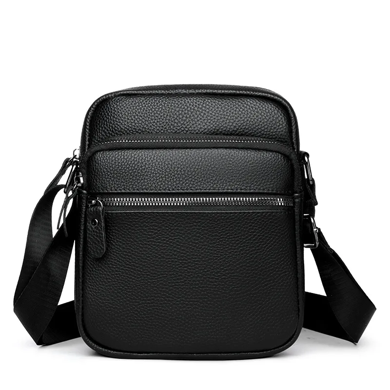 New men's  casual and fashionable shoulder , simple and large-capacity high-end men's messenger  bags.