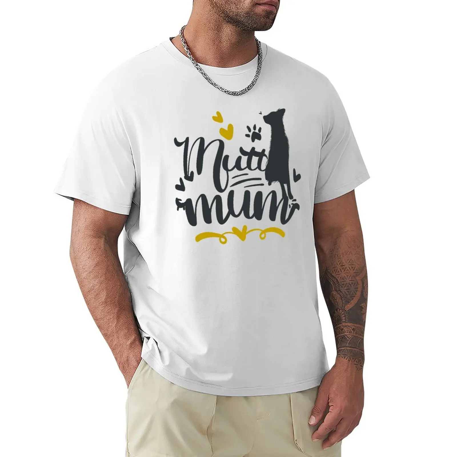 Mutt Mum T-Shirt sports fans heavyweights mens white t shirts