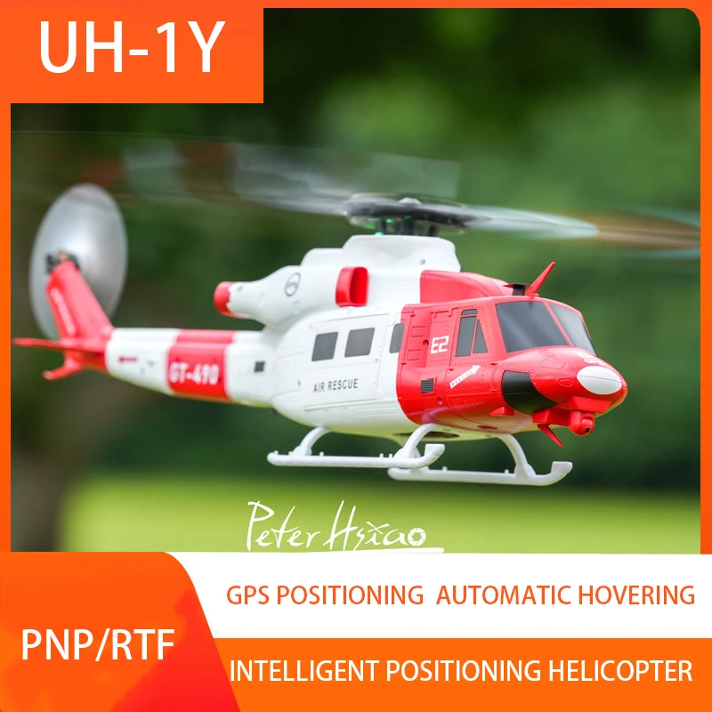 

GOOSKY E2 GPS Smart RC Helicopter Drone UH-1Y 6CH Remote Control Toy Auto Hover Feature Ideal Gift for RemoteControl Enthusiasts