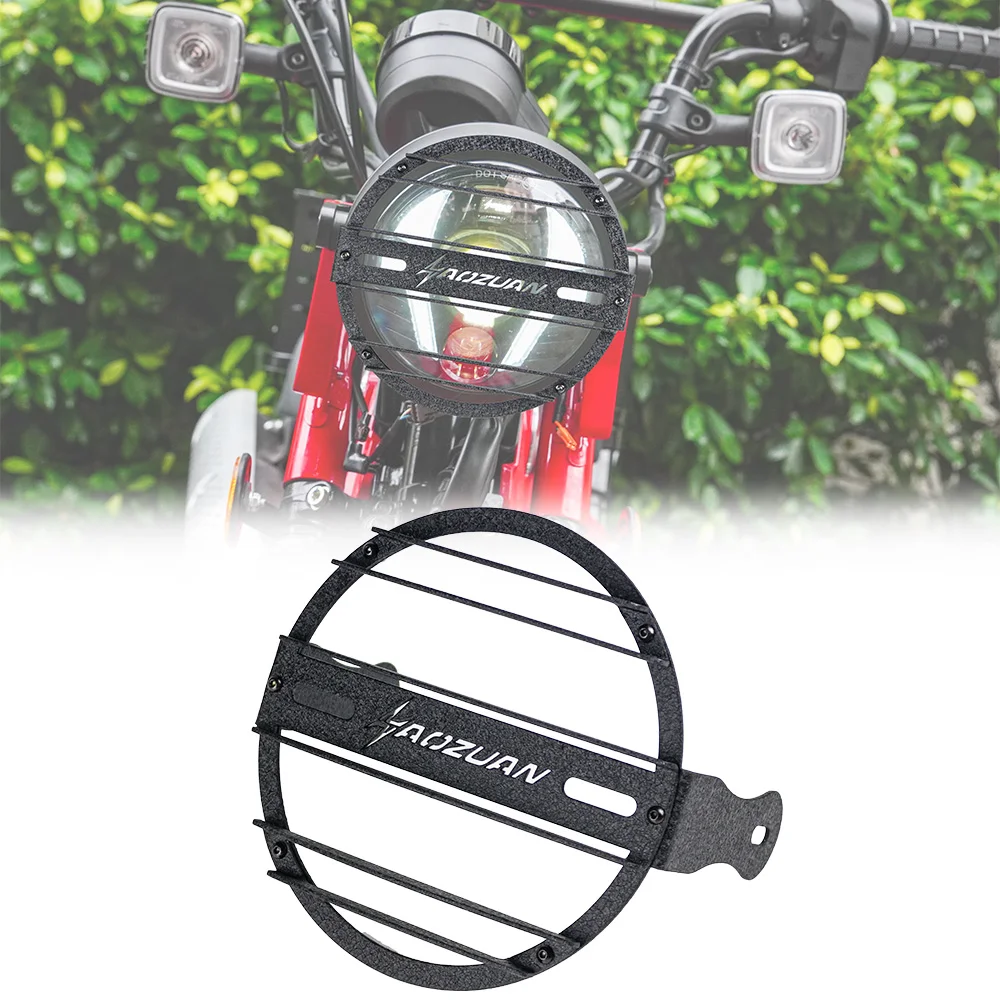 Retro 7 Inch Universal Headlight Guard, Custom Logo Metal Headlamp Grille Shield For Adventure Cruiser Motorcycles