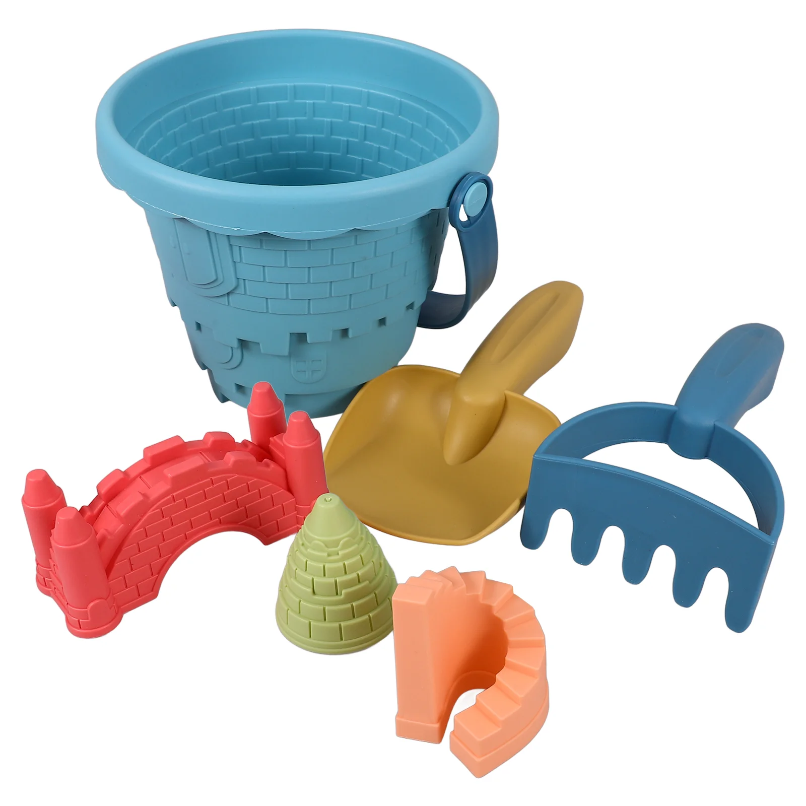 Beach Toys Bucket Summer Playing Sand Kid Plaything Set Outdoor Green Kids Child