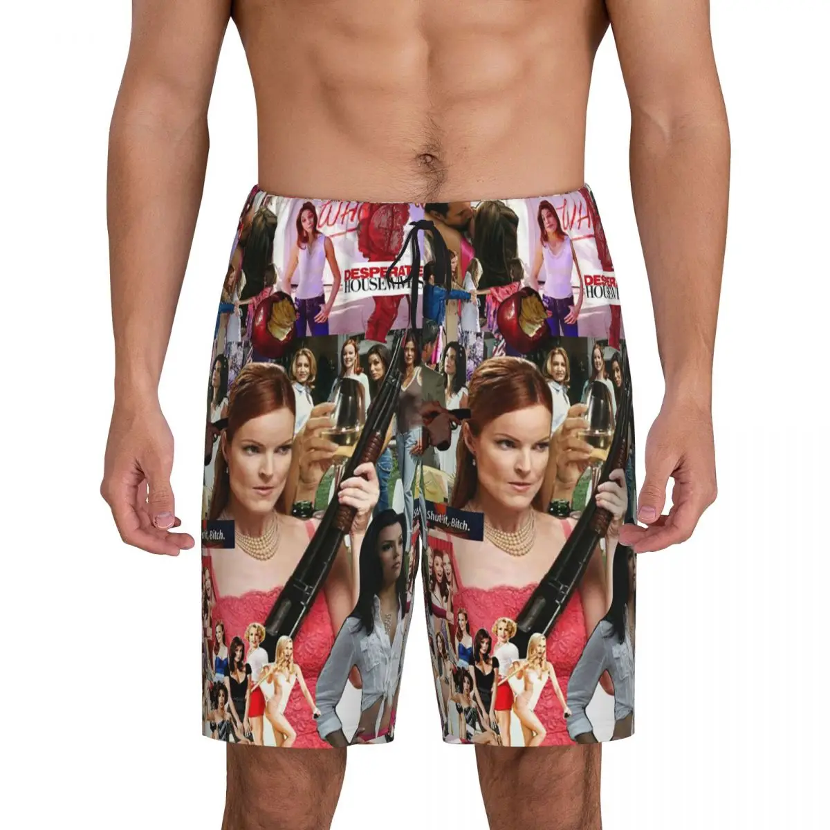 

Мужские короткие пижамные шорты Custom Bree Van De Kamp Desperate Housewives для сна и отдыха