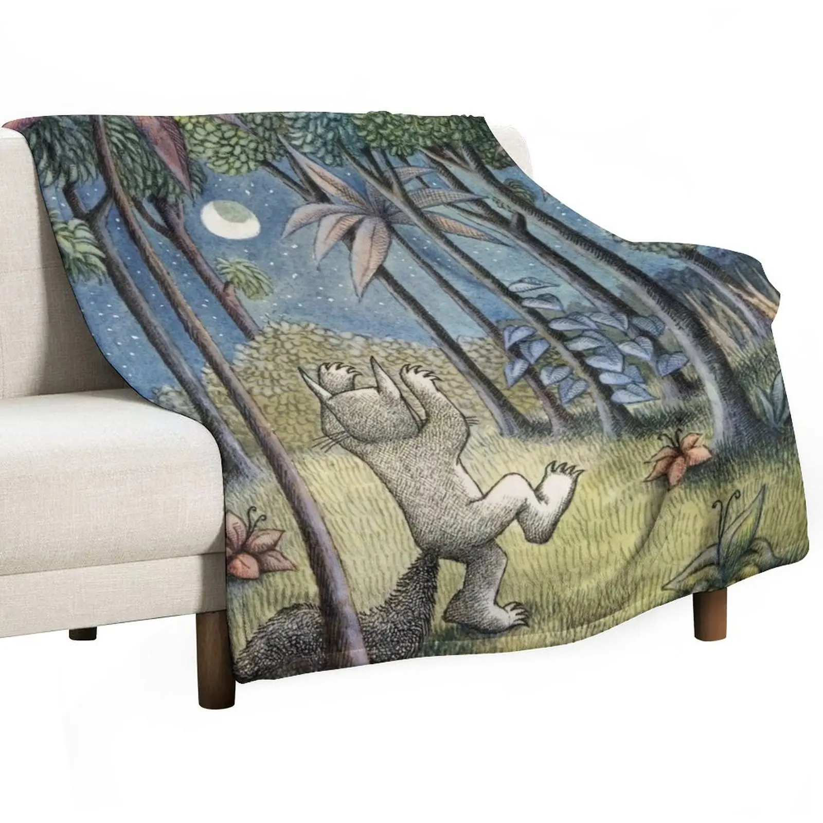 Maurice Sendak Throw Blanket Soft Multi-Purpose Extra Large Throw Beach Blankets