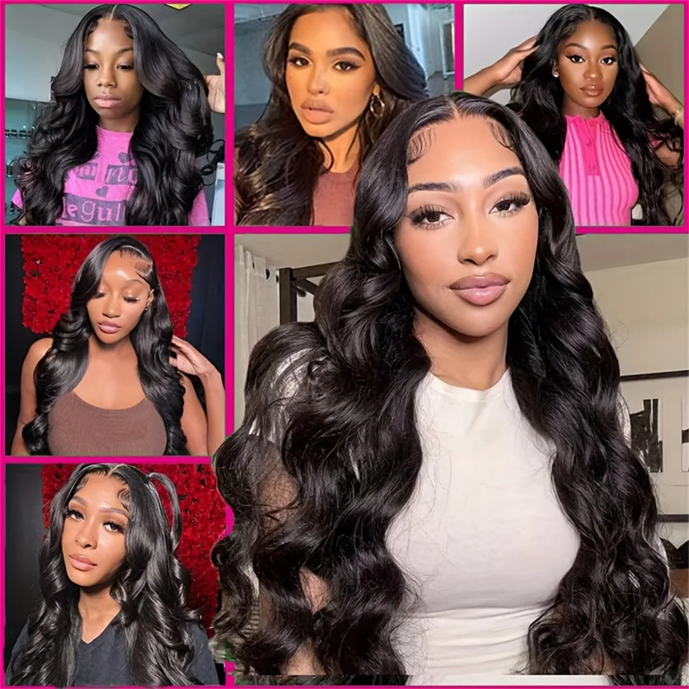 Brazilian Human Hair  Body Wave 13x4/13x6 HD Lace Front Human Hair Wigs Pre Plucked