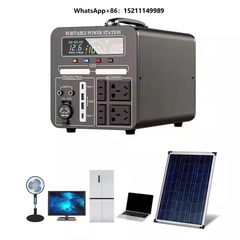 OEM ODM Power Station Solar Energy System 1200W 2000W 3000W 5000W Lifepo4 Outdoor Solar Power Generator Portable