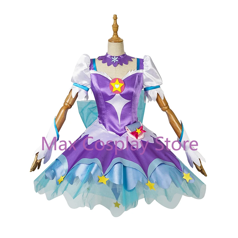 Max Unisex Anime Cos Kaguya Madoka Selene Cosplay Costumes Dress Sets Custom size