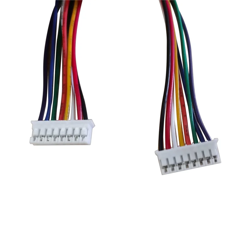 L52A-10 세트 Ph 2.0mm 8핀 남성 여성 커넥터 플러그 와이어 케이블 20cm 300V 동일 방향 이중 단자 라인 예비 부품