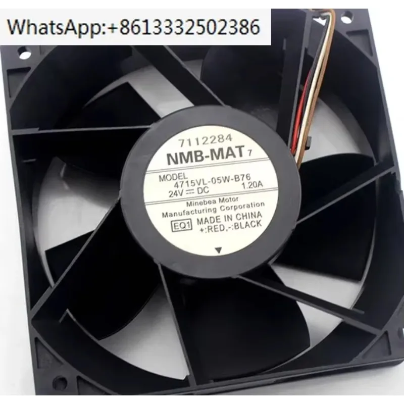 

Для NMB 4715VL-05W-B76 12038 120*120*38 мм 12 см 24 В 1,20 А инверторный охлаждающий вентилятор