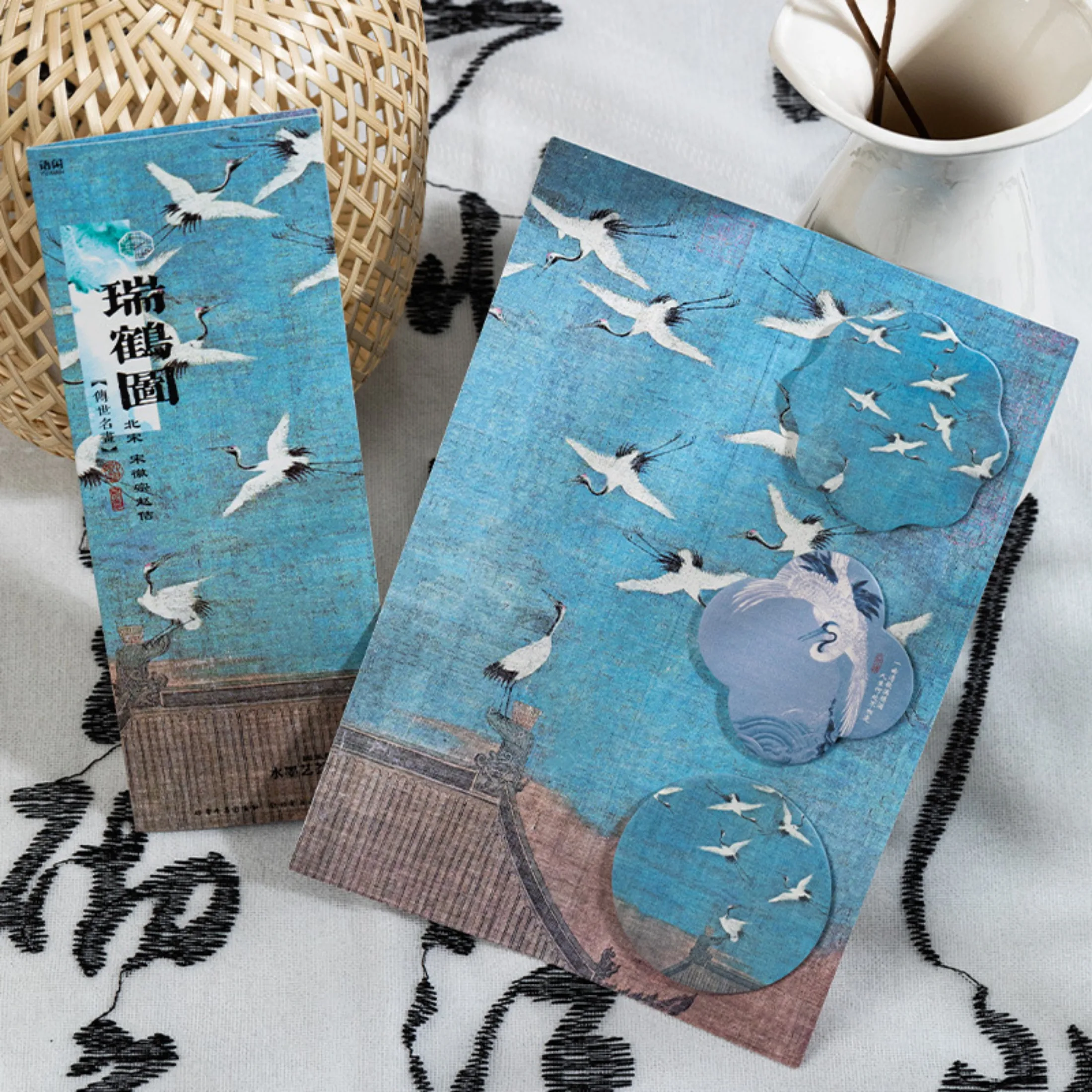 Chinese Style Sticky Note A Thousand Li of Rivers and Mountains Riverside Scene At Qingming Festival Ruiheu Diagram