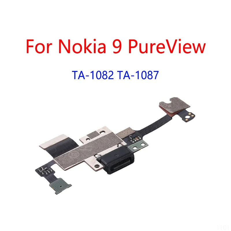 USB Charge Dock Port Socket Jack Plug Connector Flex Cable For Nokia 9 PureView TA-1082 TA-1087 Charging Board Module