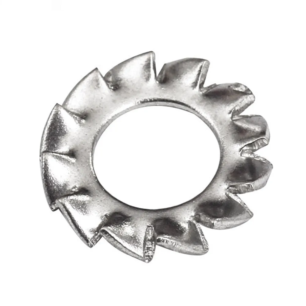 

700Pcs Galvanized Toothed Washer External Serrated Locking Gasket High Precision Copper Material for Sump Plug Hydraulic