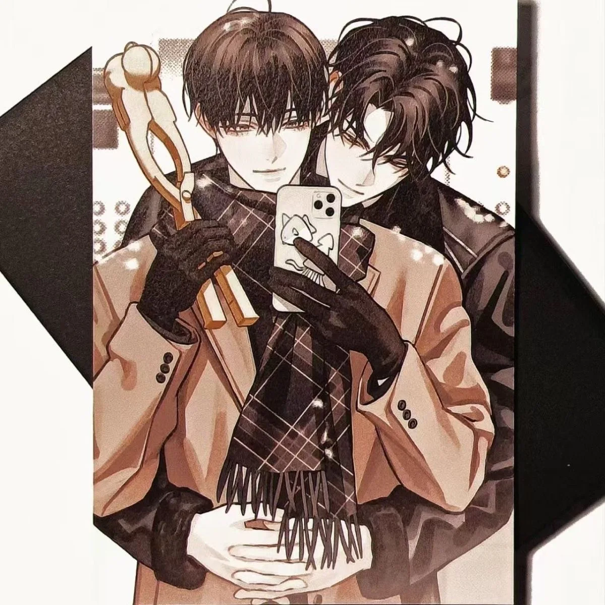 Из перспективы всесторонних читателей, самодельные небольшие карты Polaroid с двусторонней печатью для пар, чтобы собрать.