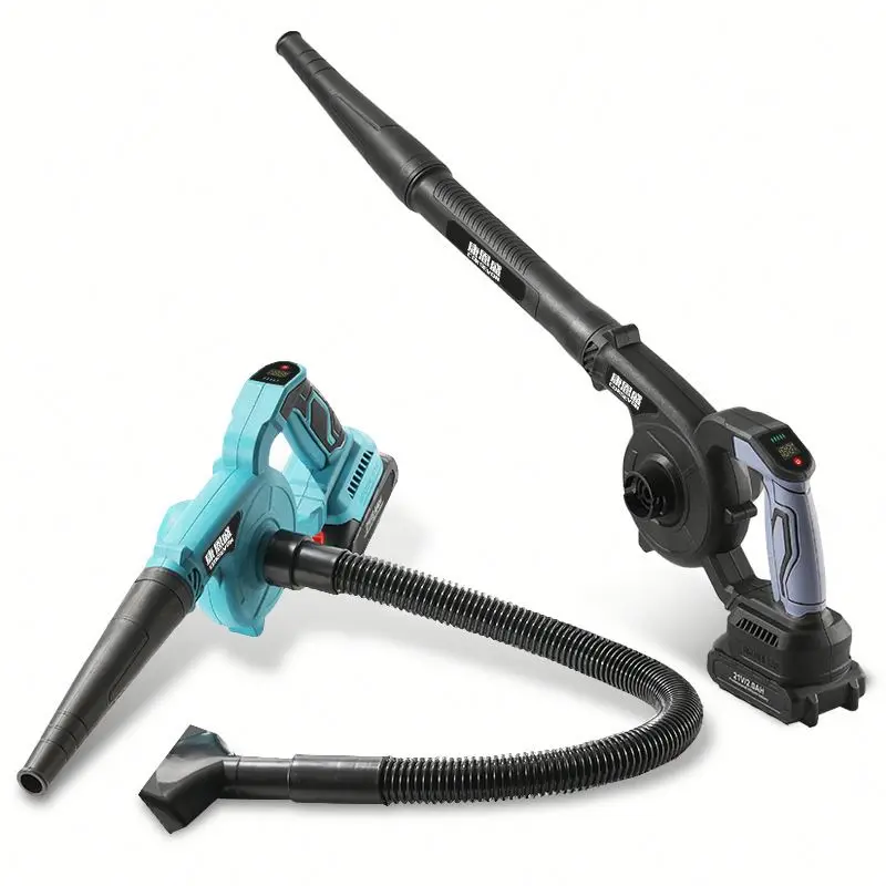Portable 21V Electric Garden Leaf Blower High-Speed Strong Cordless Jet Fan High Performance Air Blower