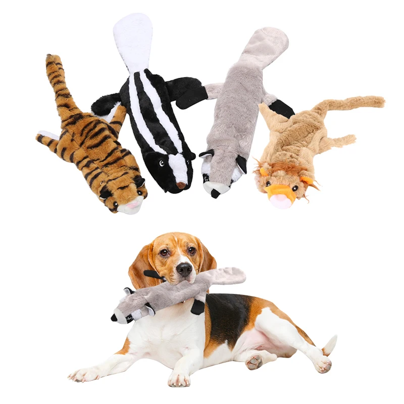 Dog plush leather shell sound toy fabric thickened bite resistant teeth pet supplies