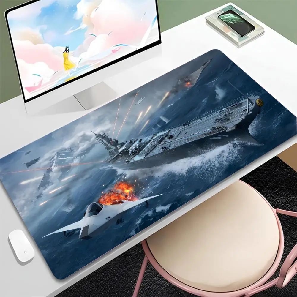 

1pc anime W-world of Warships Mouse Pad Mousepad Large Gaming Mouse Pad LockEdge Thickened Computer Keyboard Table Desk Mat