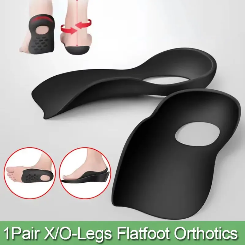 

1Pair Orthopedic Insoles for Flat Feet Arch insole Walking Pad Arch Support Shock-absorbing Pressure-relieving Walking Foot Care