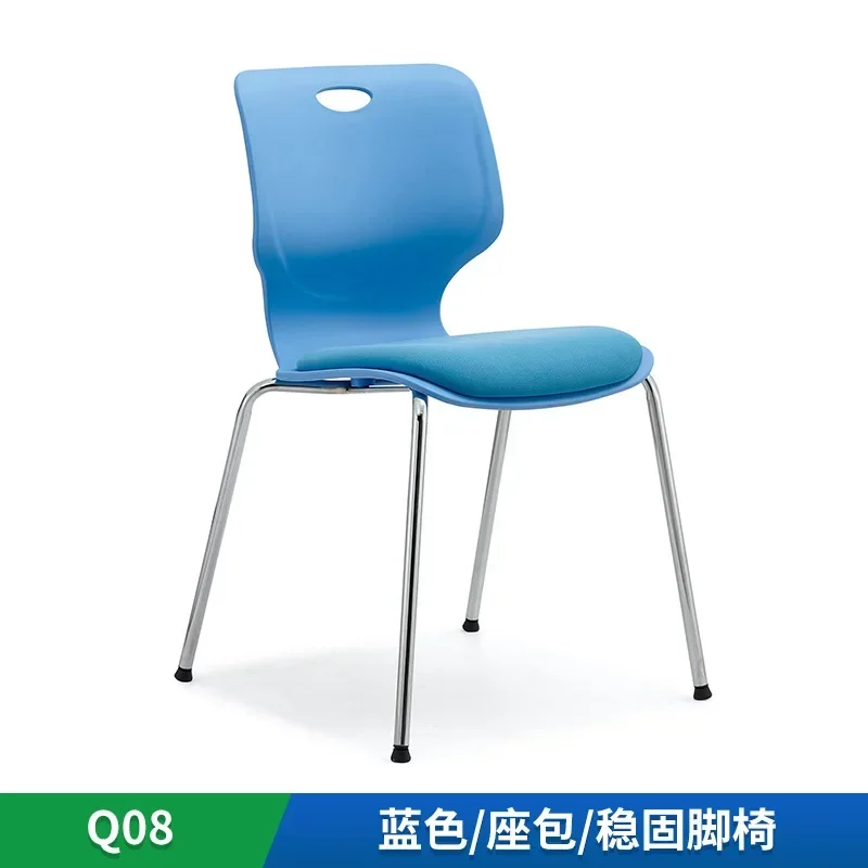 Milk tea shop cafe dining chair with backrest plastic chair office classroom training table gourd chair sturdy and durable