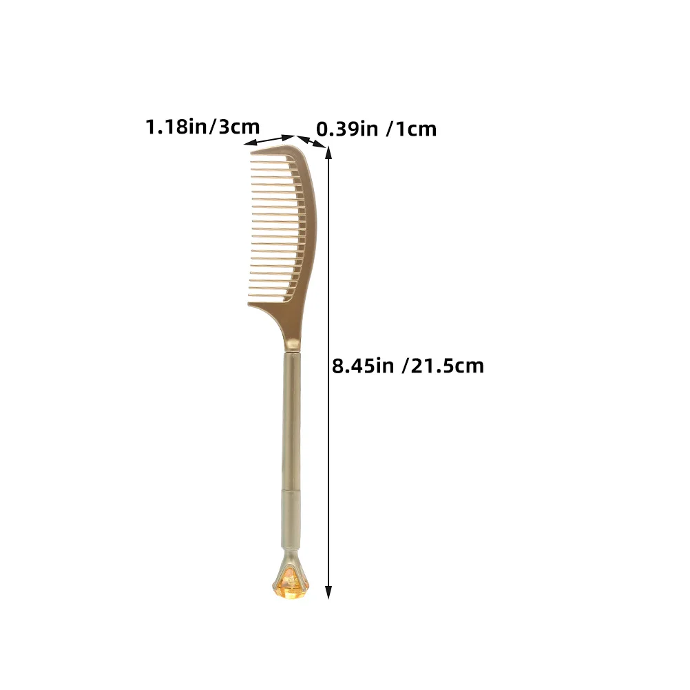 12 قطعة من أقلام الكتابة الملونة على شكل مشط من الجل، أداة كتابة ناعمة وقبضة مريحة لاستخدام المعلم في مكتب الطلاب