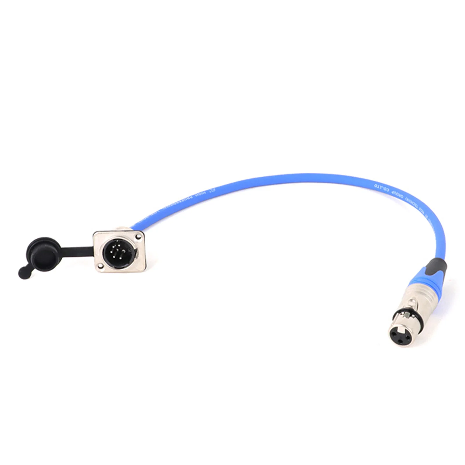 مثبت على لوحة لخلاط الميكروفون ، موصل أنثى 5Pin ، D-Type ، XLR ، محول صوت ، كابل ملون ، أو m-15m