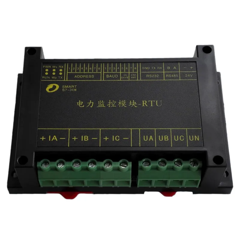 Three Phase AC Power Grid Electric Power Parameters Acquisition Voltage And Current Active Reactive  Factor Meter
