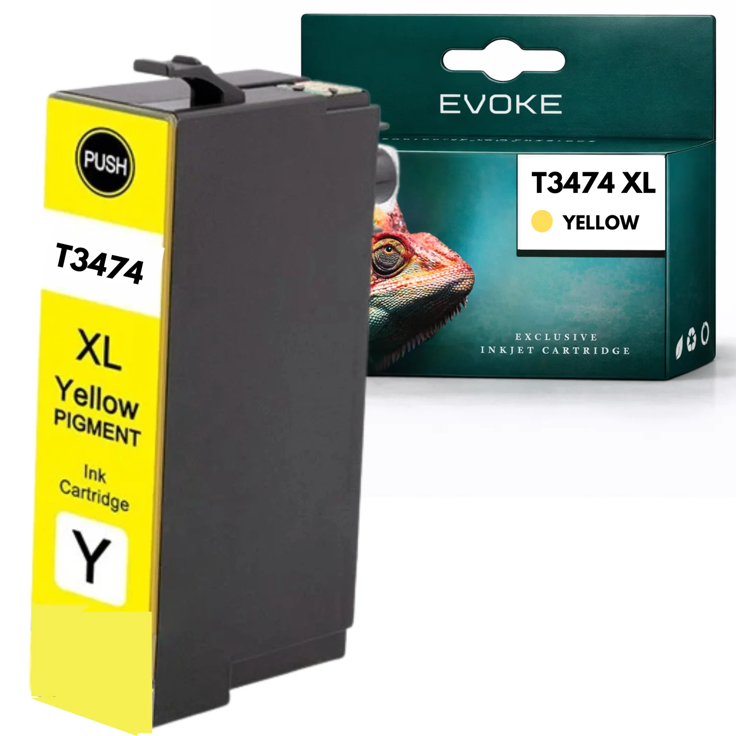 Evoke compatibele inkt voor Epson T3474 T-3474 T347Xly T-347Xly Geel Workforcepro Wf3720Dwf 3725Dwf