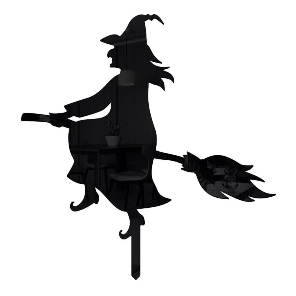 

Witch Yard Stakes Spooky Halloween Decorations Outdoor Garden Lawn InsertsHaunted House Props Strong Durable Unique